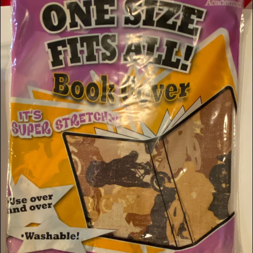 NWT It’s Academic One Size Fits All! Book Cover mc